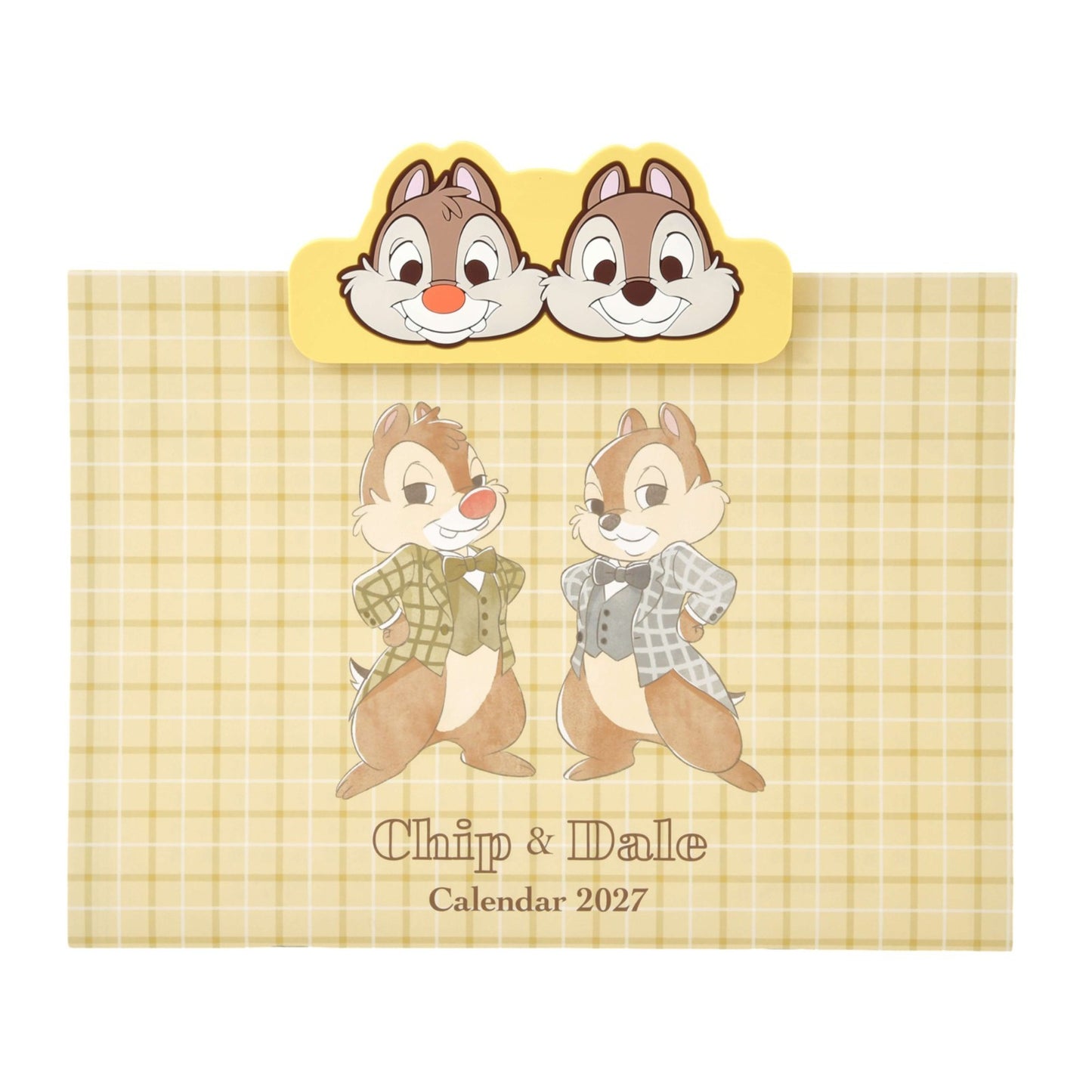 Japan Tokyo Disney Store Chip and Dale Wall CALENDAR & ORGANIZER 2027 with Clip