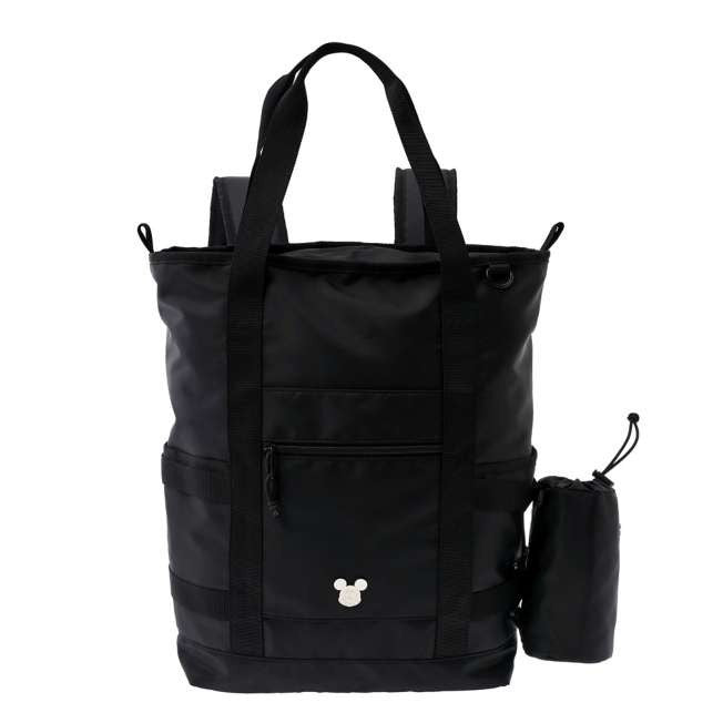 Japan Tokyo Disney Store Mickey 2-Way Rucksack Backpack with Bottle Cover