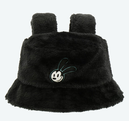 Japan Tokyo Disney Resort Ears Headband Cap Hat Fluffy OSWALD Black 2024