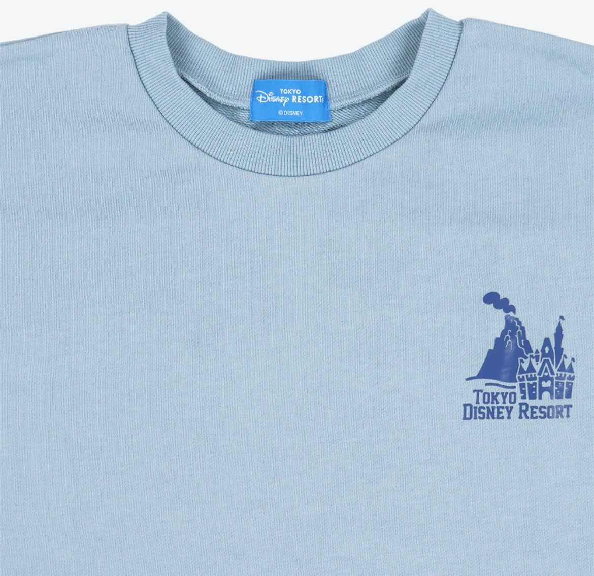 Japan Tokyo Disney Resort Mickey Mouse and Friends Sweatshirt Blue Long sleeve