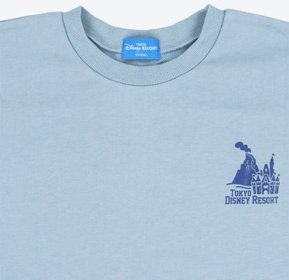 Japan Tokyo Disney Resort Mickey Mouse and Friends Sweatshirt Blue Long sleeve