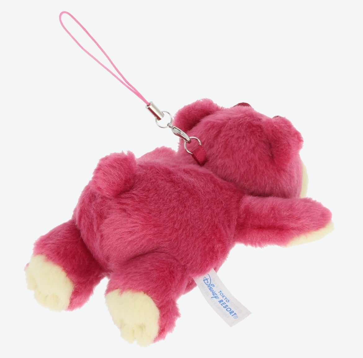 Japan Tokyo Disney Resort Toy Story Lotso Huggin Bear Plush Keychain Strap