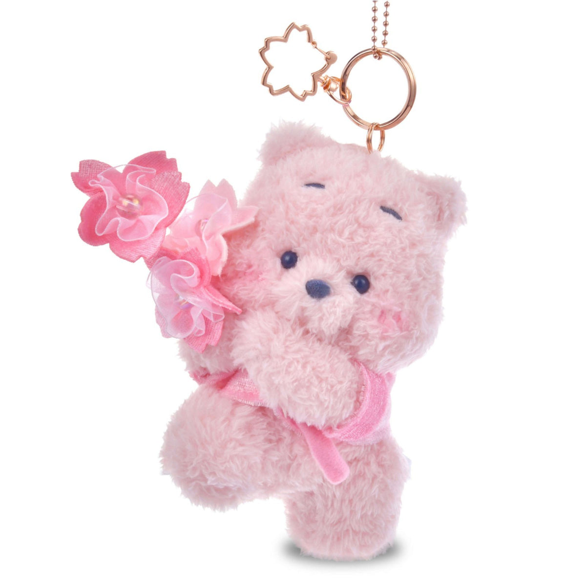 '+Japan Tokyo Disney Store Pooh Plush Toy Keychain Sakura Collection 2026