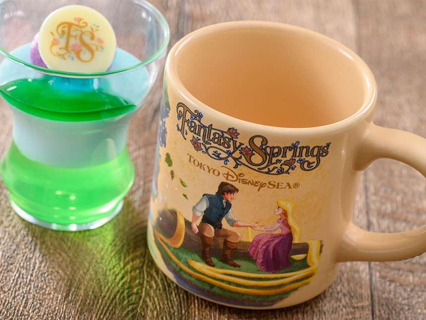 Japan Tokyo Disney Resort Fantasy Springs Souvenir Mug Rapunzel Peter Pan