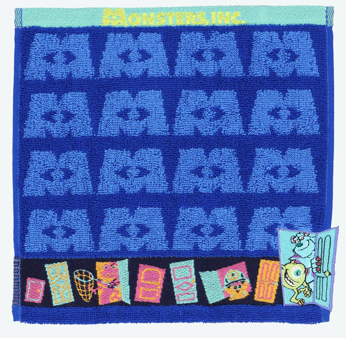 Japan Tokyo Disney Resort Mini Towel Monsters Inc. Mike Sally Set of 3
