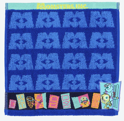 Japan Tokyo Disney Resort Mini Towel Monsters Inc. Mike Sally Set of 3