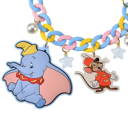 Japan Tokyo Disney Store Dumbo & Timothy Keychain Jingling Colorful Keychain Fes