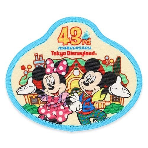 Japan Tokyo Disney Resort 43rd Anniversary Opening ToonTown Applique Accessory