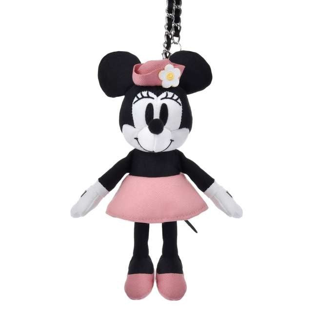 Japan Tokyo Disney Store Minnie MARY QUANT Bag Charm Plush Toy Gift