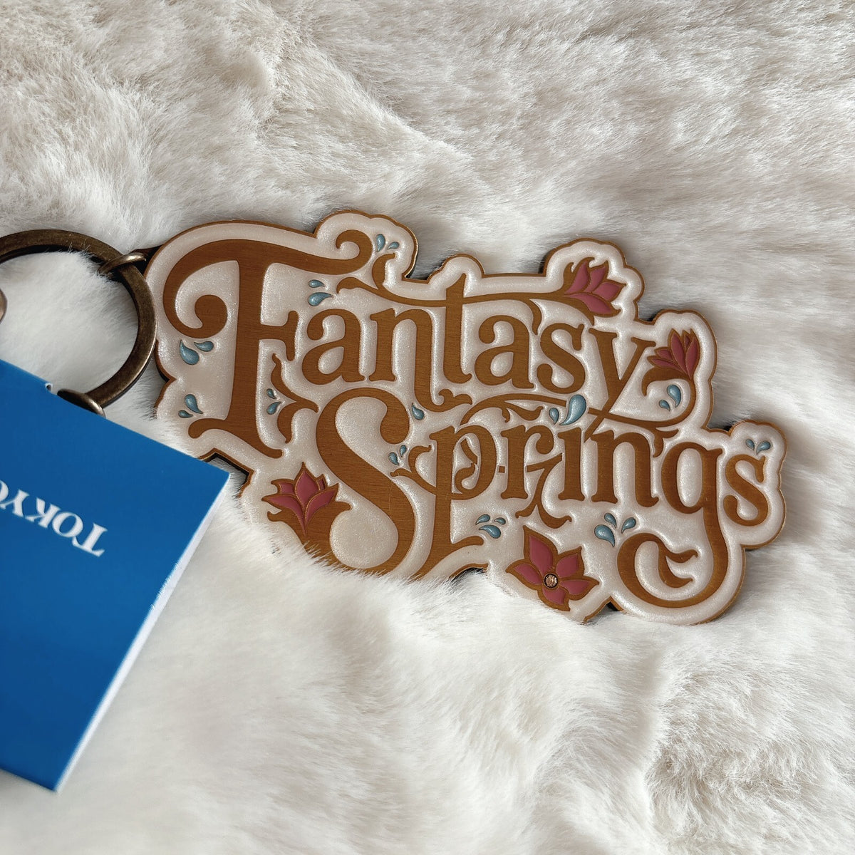 Japan Tokyo Disney Resort Key Chain Logo Dreaming of Fantasy Springs