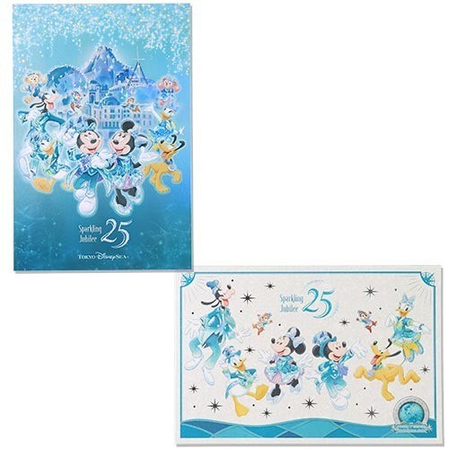 Japan Tokyo Disney Resort Sea 25th Sparkling Jubilee Postcard Set