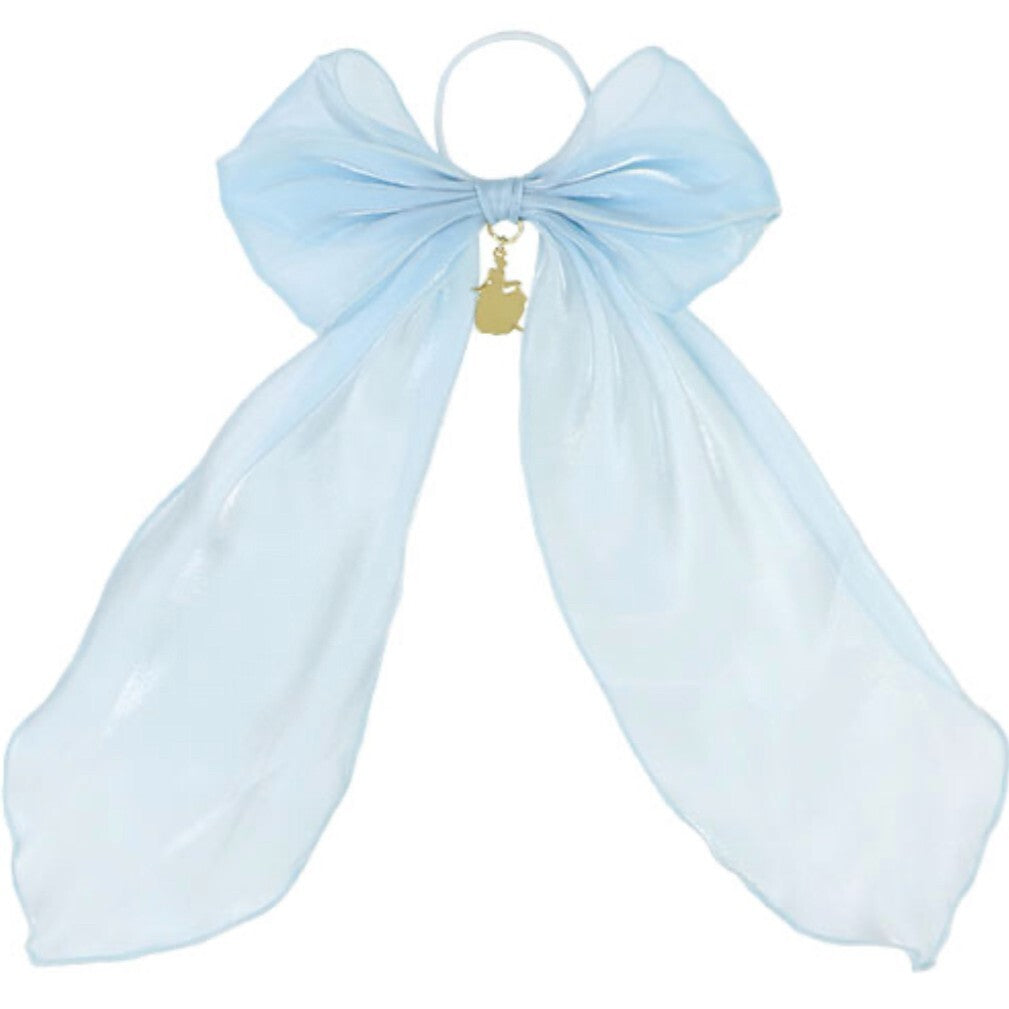 Japan Tokyo Disney Resort Big hair elastic ribbon Blue Cinderella