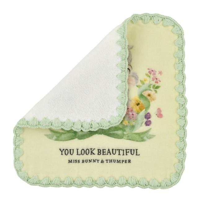 Japan Tokyo Disney Store Miss Bunny & Thumper Mini Towel Spring Romance Bambi