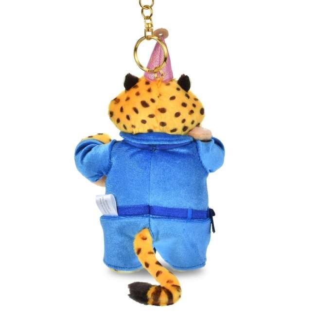 '+Japan Tokyo Disney Store Clawhauser Plush Keychain 10th Anniversary Zootopia