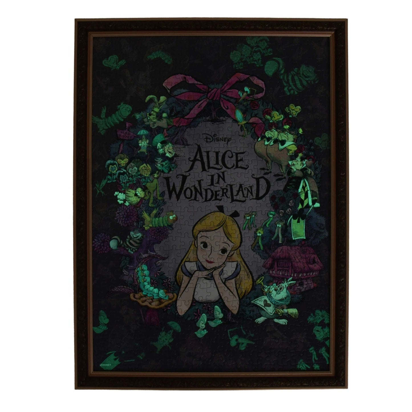 Japan Tokyo Disney Store Alice Jigsaw Puzzle 500 Pieces Glow-in-the-Dark 75TH