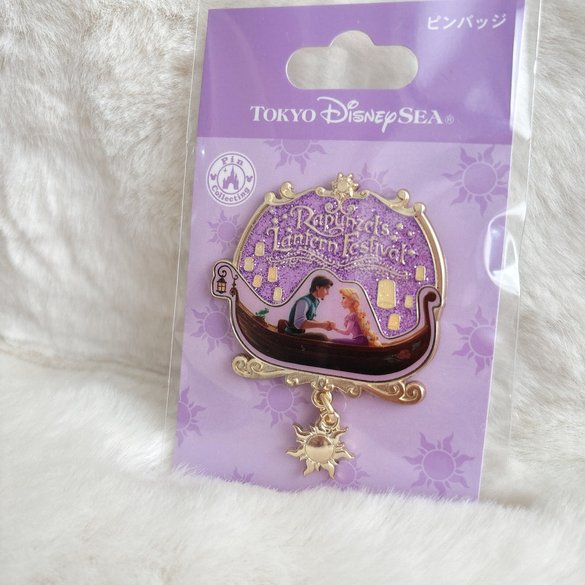 Japan Tokyo Disney Resort Pin Badge Rapunzel Lantern Festival Fantasy Springs