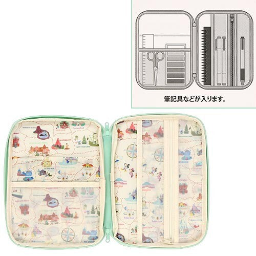 Japan Tokyo Disney Resort Pen Case Park Map Design