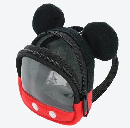 Japan Tokyo Disney Resort Mickey Mouse bag charm Keychain Pouch Plush Backpack