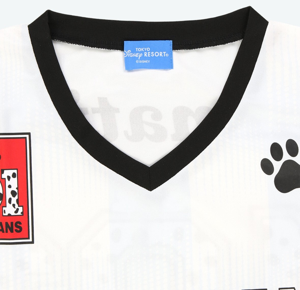 Japan Tokyo Disney Resort T-shirt M-L Size Big Silhouette 101Dalmatians
