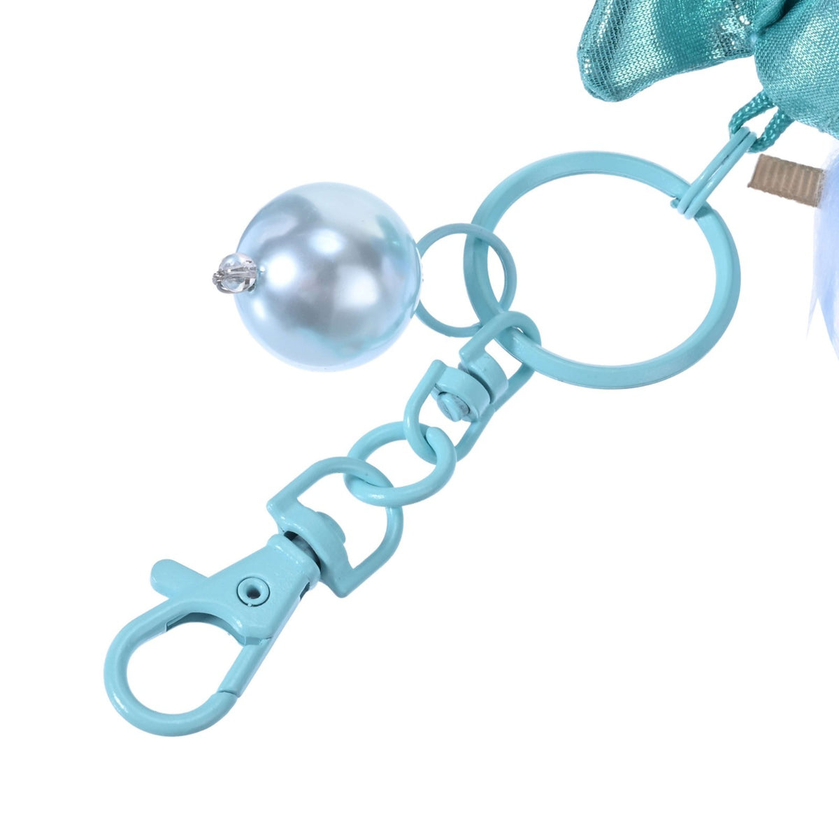 Japan Tokyo Disney Store Bluebird Plush Toy Keychain Blue Pearl Cinderella