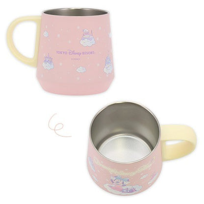 Japan Tokyo Disney Resort Minnie Figaro Pink Stainless Steel Mug