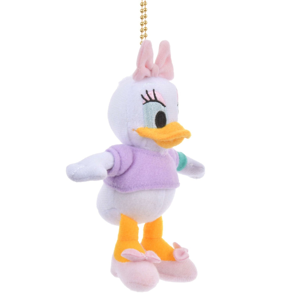 Japan Tokyo Disney Store Daisy Duck Plush Toy Keychain Mini JAPAN STYLE