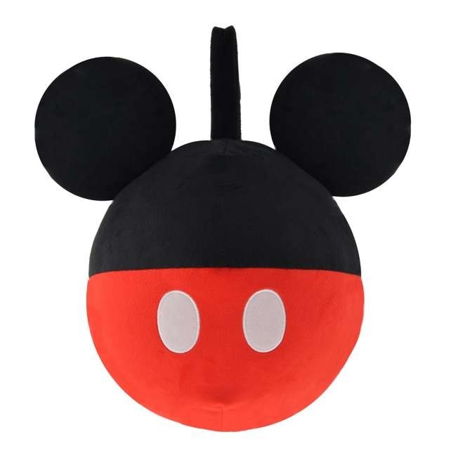 Japan Tokyo Disney Store Mickey & Friends 2-Way Neck Pillow Icon Let's Travel
