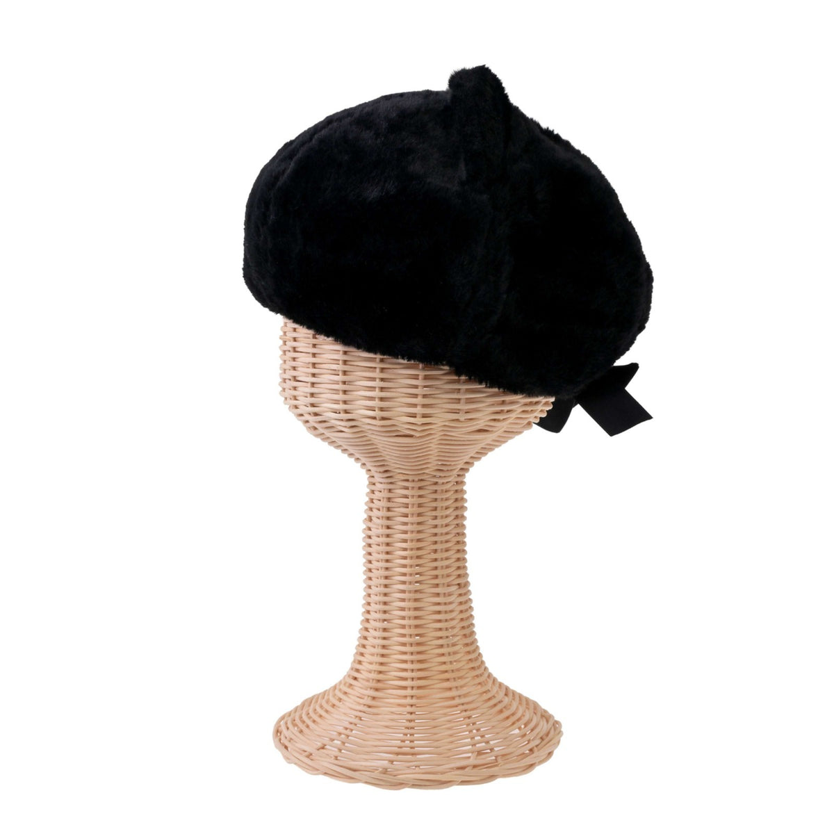 Japan Tokyo Disney Store Minnie & Figaro Hat Beret Black CAT MINNIE AND FIGARO