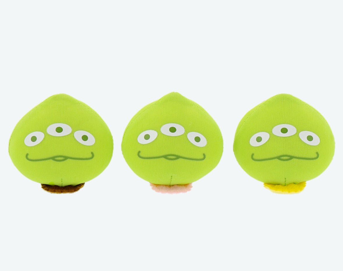 Japan Tokyo Disney Resort Hair Accessory Little Green Men Alien Set of 3