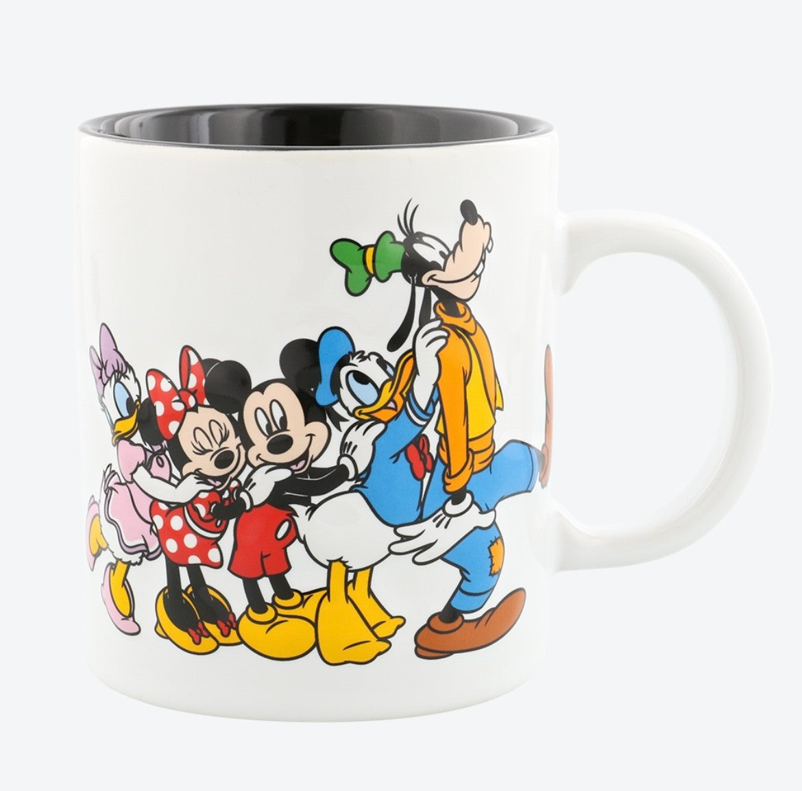 Japan Tokyo Disney Resort Mug Mickey Mouse and Friends White Cafe Time 2025