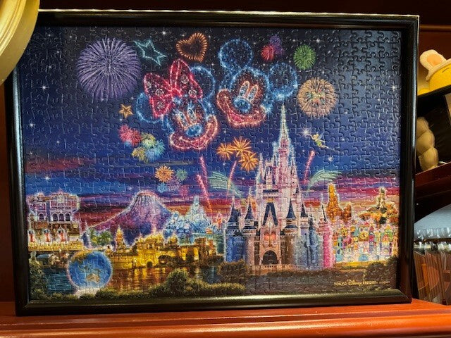 Japan Tokyo Disney Resort Jigsaw Puzzle Magic Shop Mickey Minnie Fireworks Flash