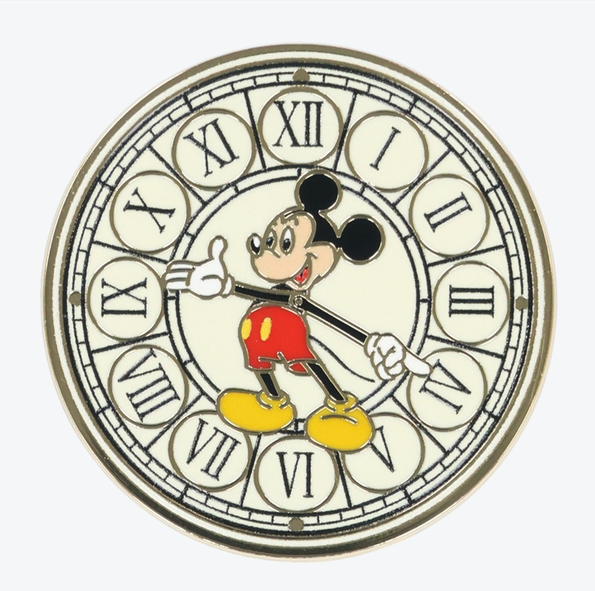 Japan Tokyo Disney Resort Pin Badge Mickey Clock