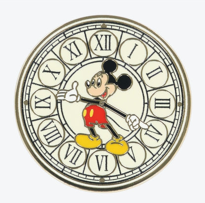 Japan Tokyo Disney Resort Pin Badge Mickey Clock