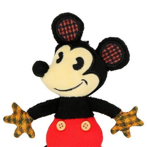 Japan Tokyo Disney Resort Mickey Plush Keychain Badge handcraft style