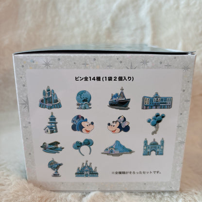 Japan Tokyo Disney Resort Sea 25th Sparkling Jubilee Pin Badge Set