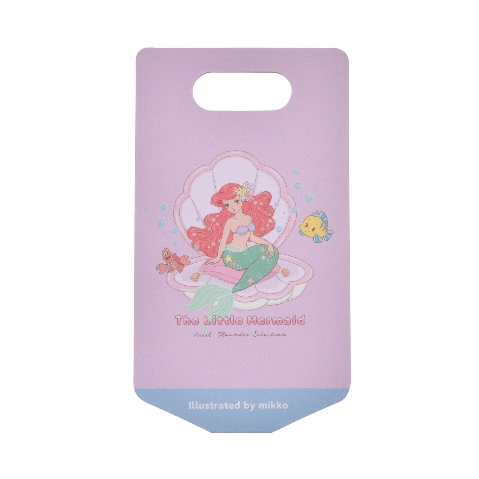 Japan Tokyo Disney Store Ariel Max Keychain with Mirror Charm Illustrated mikko