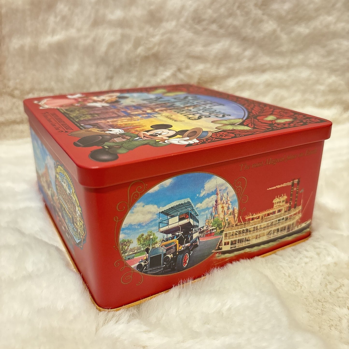 Japan Tokyo Disney Resort Candy Can Mickey Minnie Cinderella Castle Land Sweet