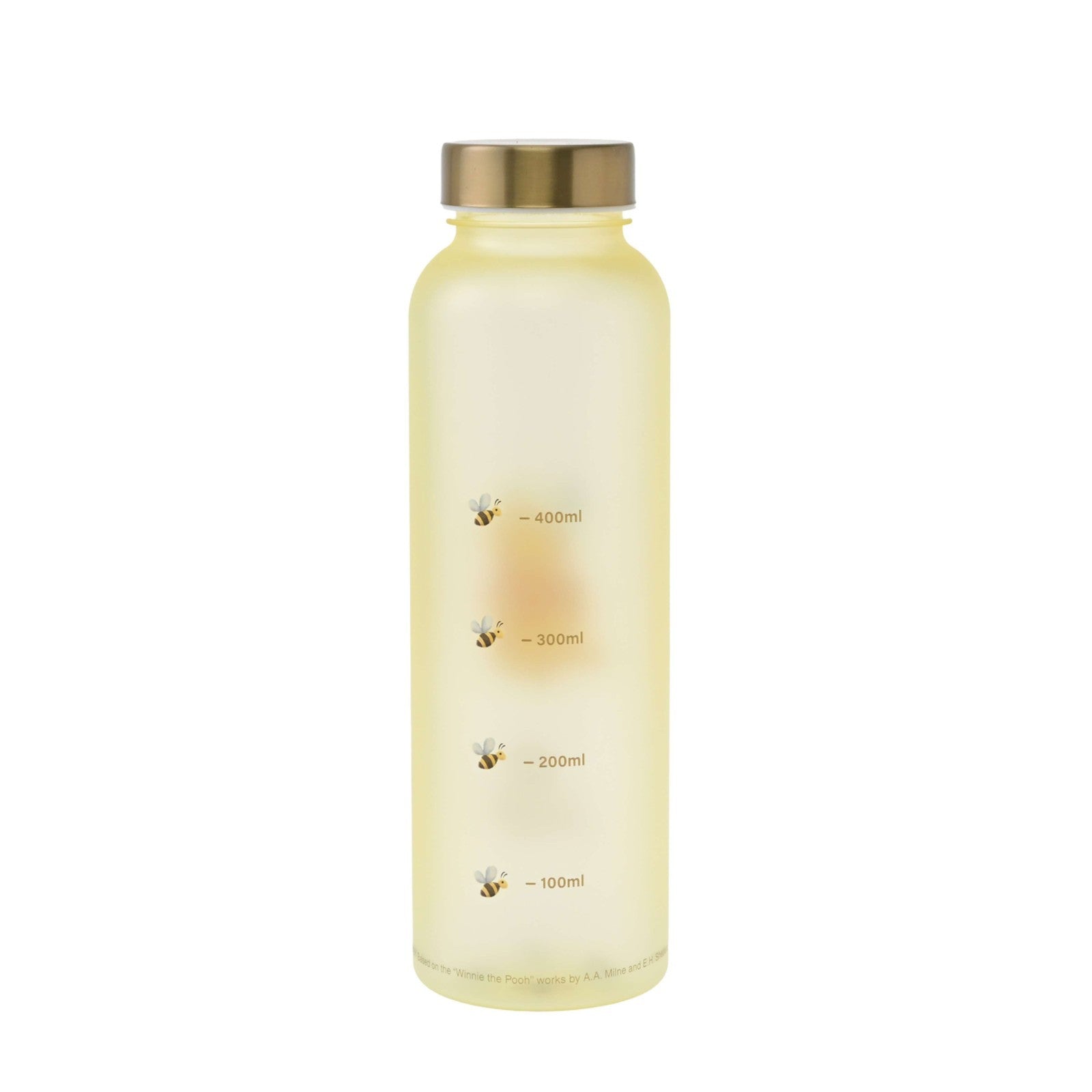 Japan Tokyo Disney Store Winnie the Pooh Frosted Water Bottle Drinkware