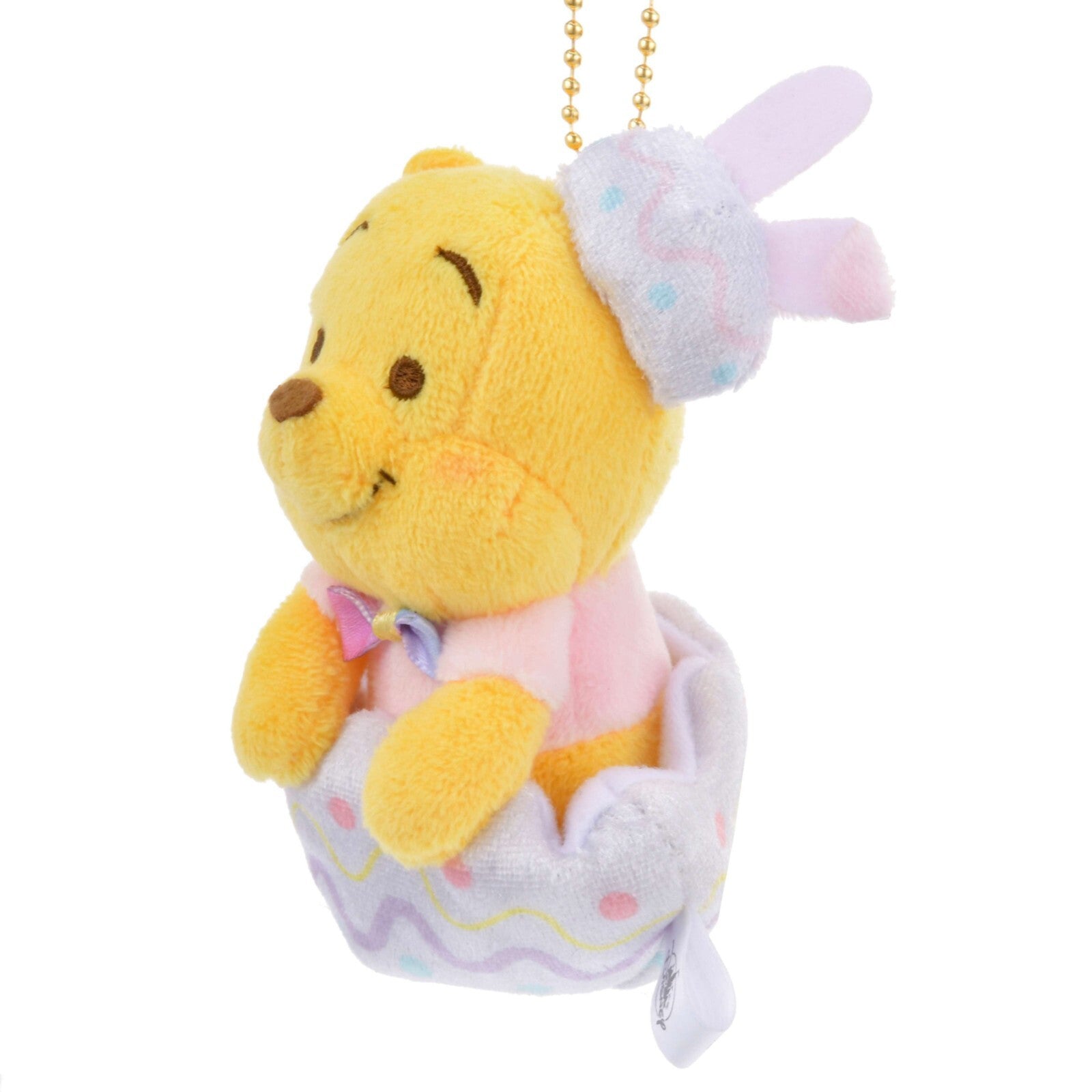 '+ Japan Tokyo Disney Store Winnie the Pooh Plush Toy Keychain Easter