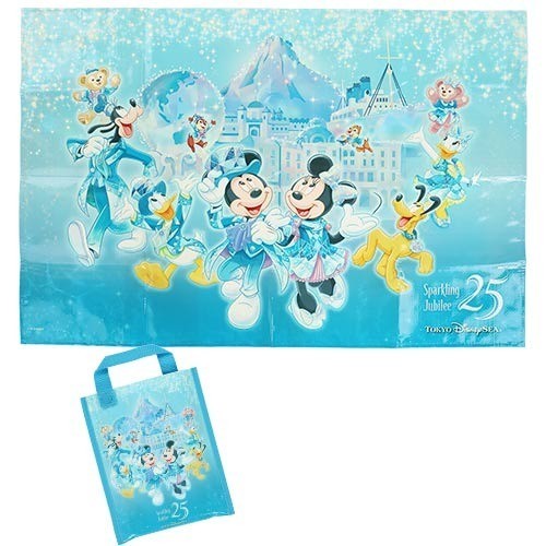 Japan Tokyo Disney Resort Sea 25th Sparkling Jubilee Picnic Seat