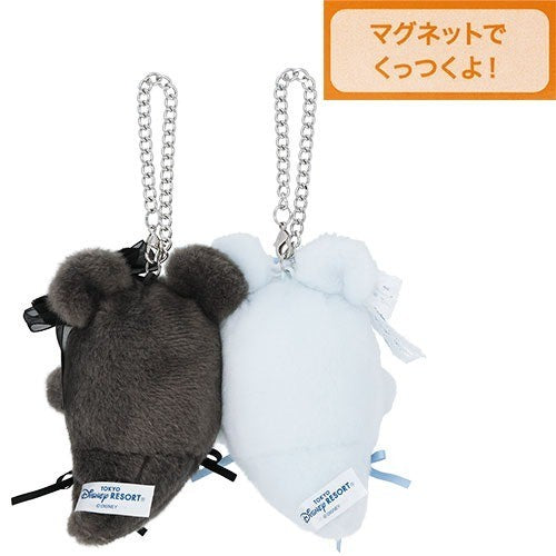 Japan Tokyo Disney Resort Ghost Mickey Minnie Plush Toy Charm Set Halloween 2026