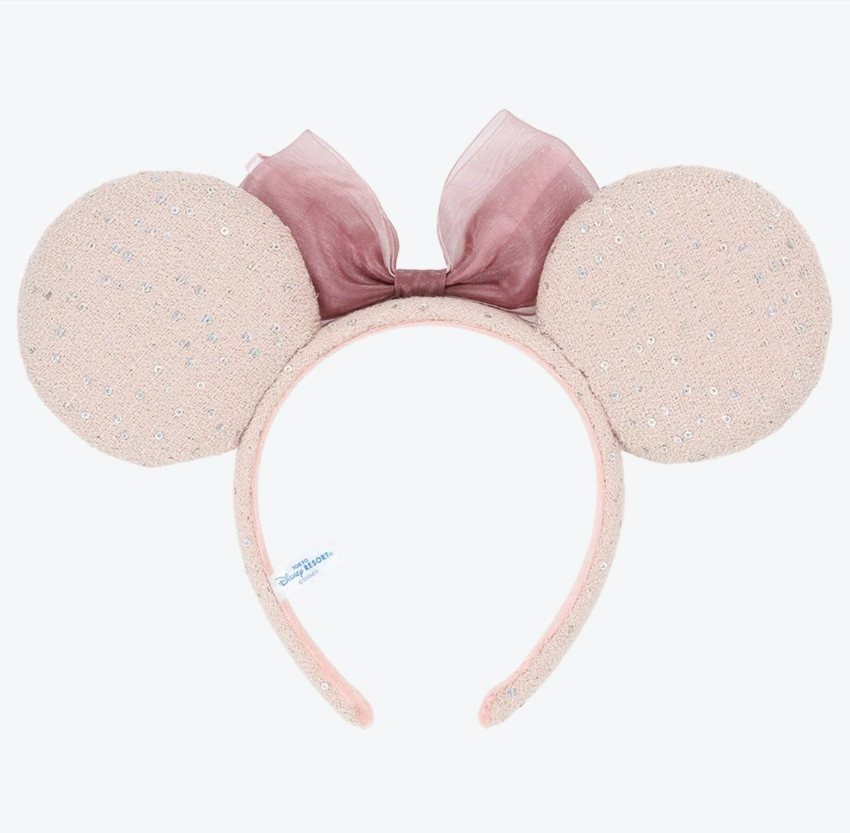 Japan Tokyo Disney Resort Minnie Mouse Ears Headband Ribbon Pink Limited 2026