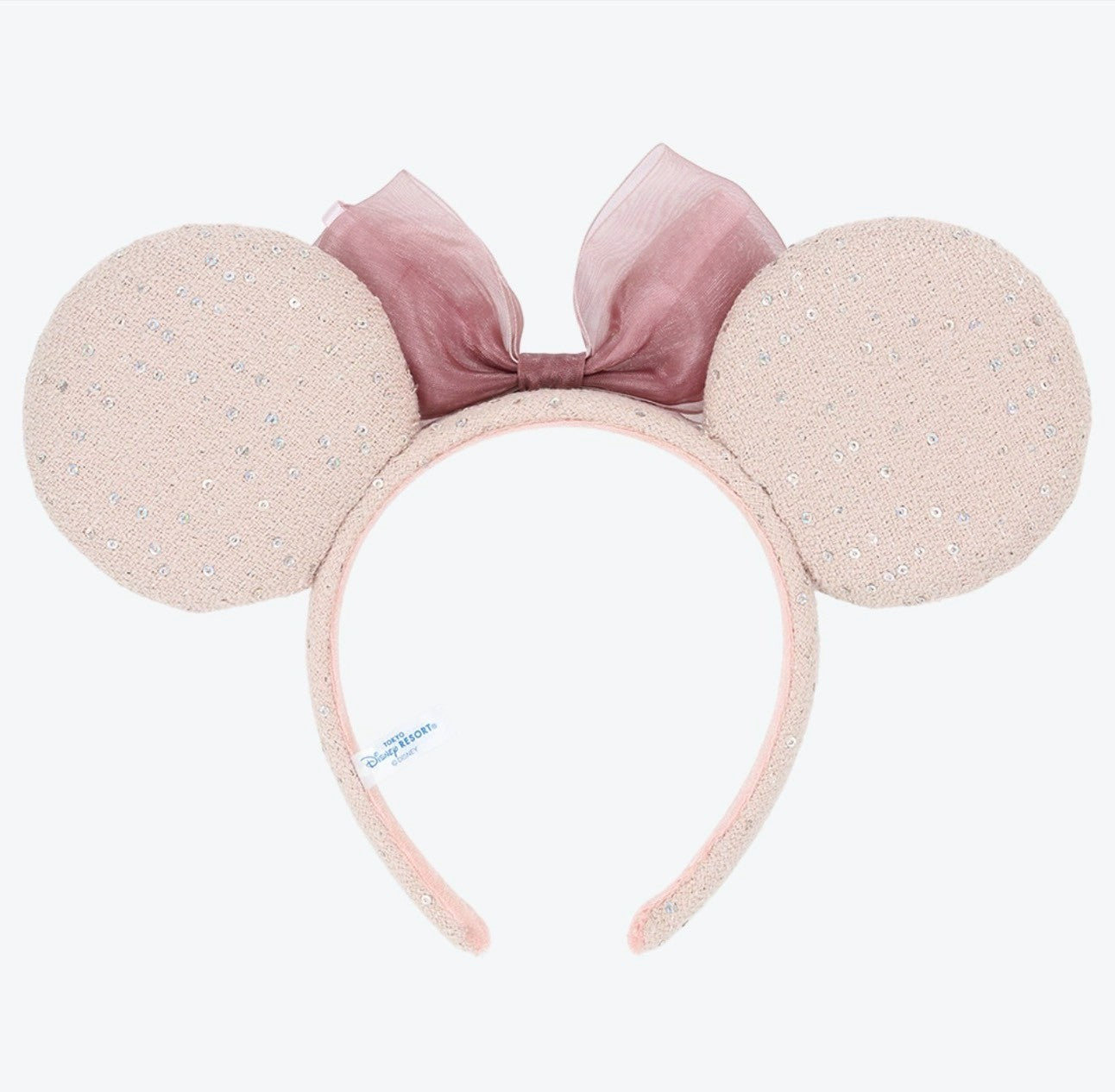 Japan Tokyo Disney Resort Minnie Mouse Ears Headband Ribbon Pink Limited 2026