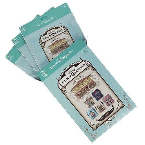 Japan Tokyo Disney Resort Palazzo Canal Drawstring Pouch Set Motif