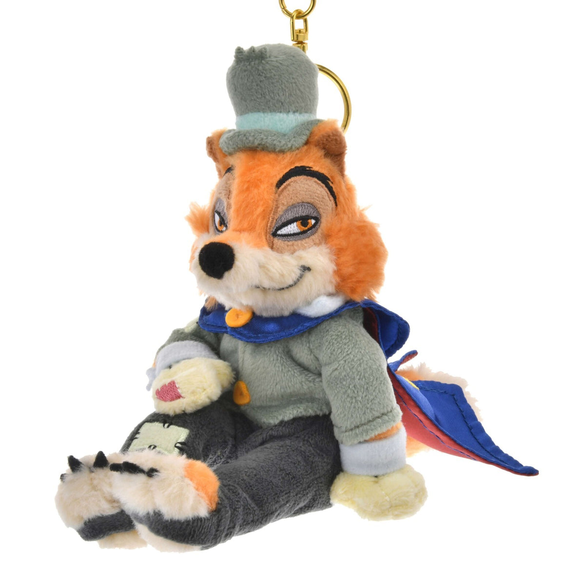 '+Japan Tokyo Disney Store Honest John Plush Keychain iketerunuigurumi Pinocchio