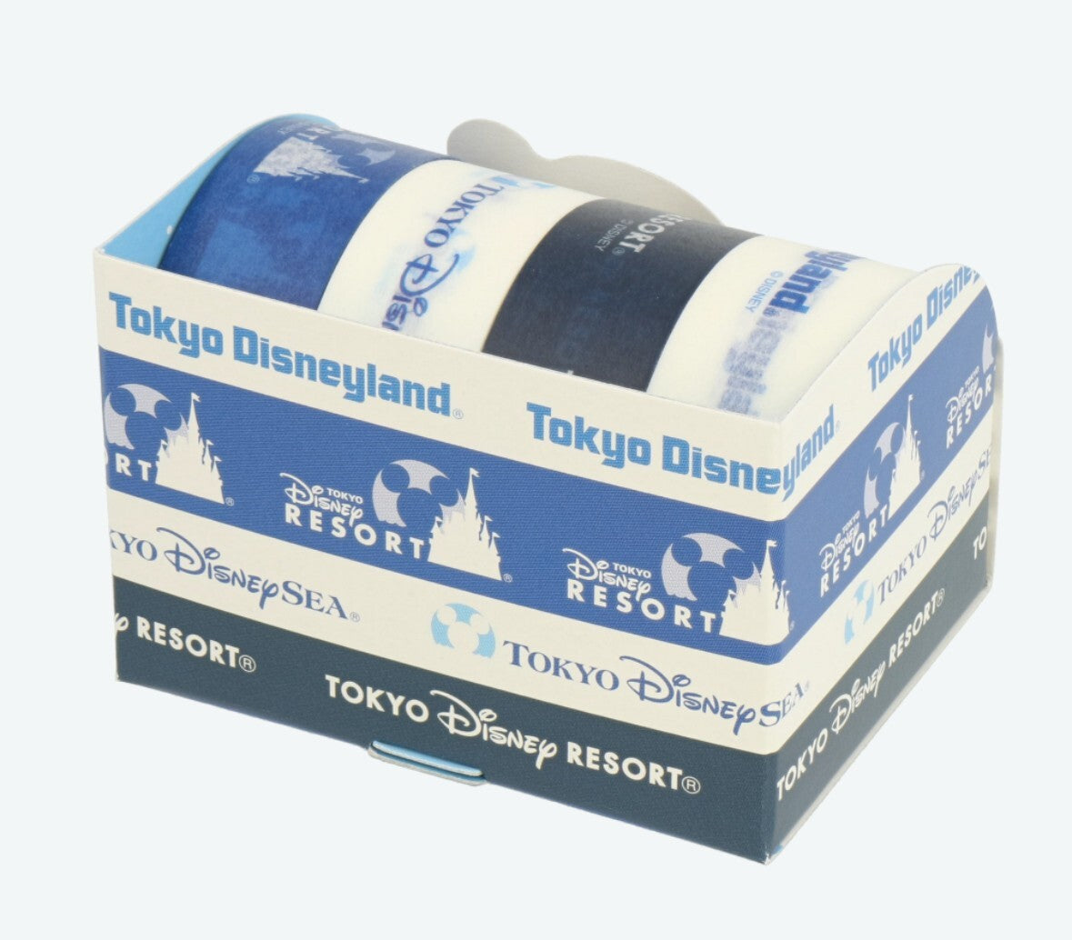 Japan Tokyo Disney Resort Logo Masking Tape Limited Souvenir Set of 4