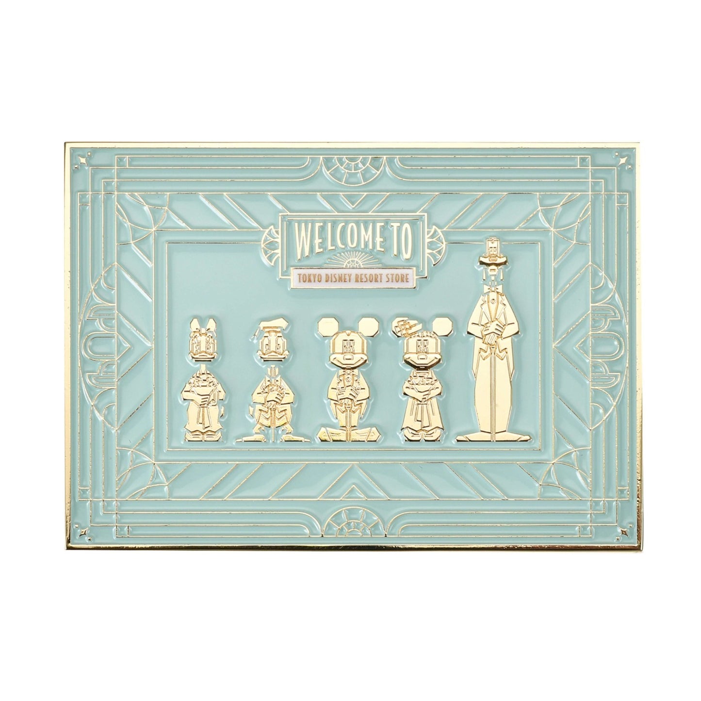 Japan Tokyo Disney Store Mickey & Friends Pin Badge Resort Store 1st Anniversary