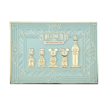 Japan Tokyo Disney Store Mickey & Friends Pin Badge Resort Store 1st Anniversary