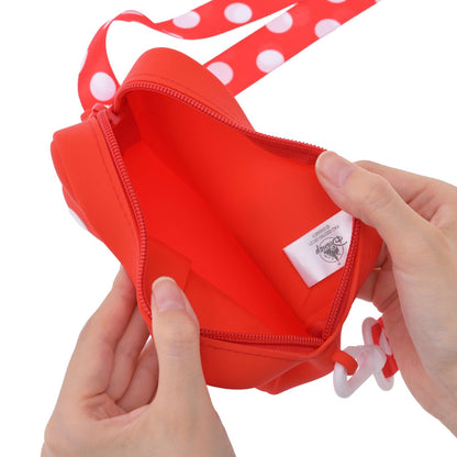 Japan Tokyo Disney Store Minnie Mouse For Kids Die-Cut Ribbon Shoulder Bag