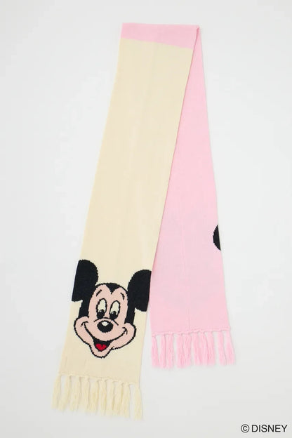 '+Japan Tokyo Disney MD FACE Scarf by MOUSSY Mickey Minnie Retro 2025